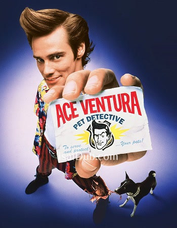Ace Ventura - Pet Detective (1994) - Tamil Movie Poster