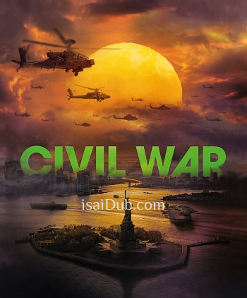 Civil War (2024) (English) - Tamil Movie Poster