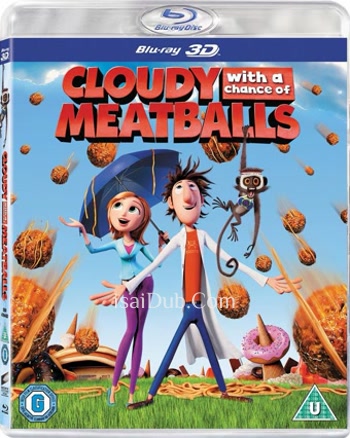 Cloudy With A Chance Of Meatballs 1 (2009) - Tamil Movie Poster