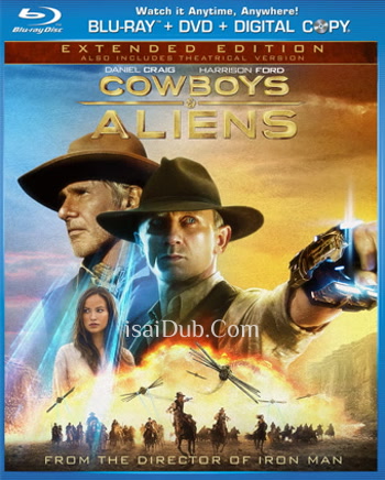 Cowboys and Aliens (2011) (English) - Tamil Movie Poster