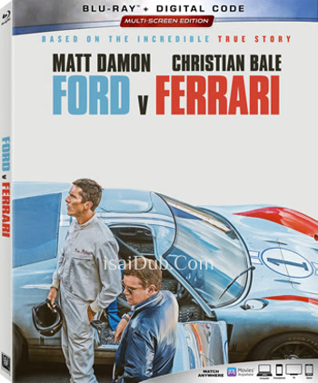 Ford v Ferrari (2019) (English) - Tamil Movie Poster