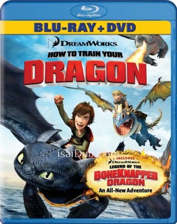How To Train Your Dragon 1 (2010) - Tamil Movie Poster