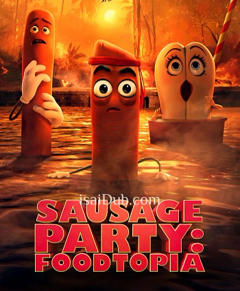 Sausage Party Foodtopia (2024) - Tamil Movie Poster