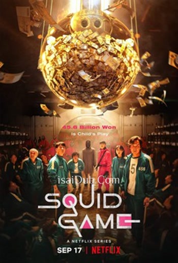 Squid Game (2021) Season 01 - Tamil Movie Poster