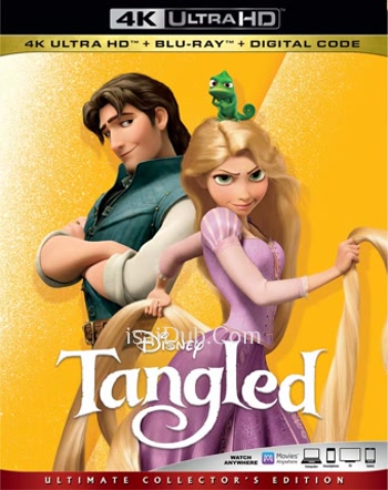 Tangled (2010) (English) - Tamil Movie Poster