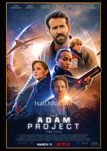 The Adam Project (2022) - Tamil Movie Poster