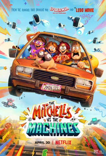 The Mitchells vs the Machines (2021) (English) - Tamil Movie Poster