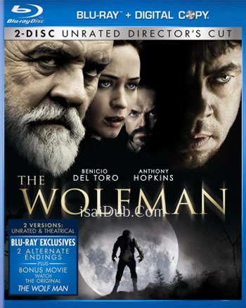 The Wolfman (2010) (English) - Tamil Movie Poster