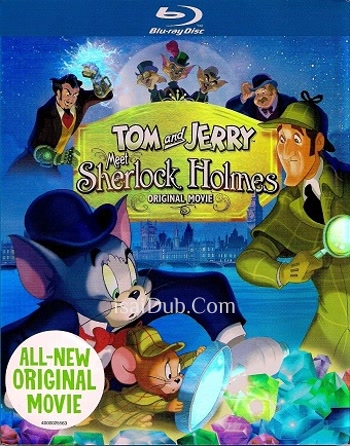 Tom and Jerry Meet Sherlock Holmes (2010) - Tamil Movie Poster